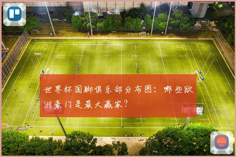 世界杯国脚俱乐部分布图：哪些欧洲豪门是最大赢家？