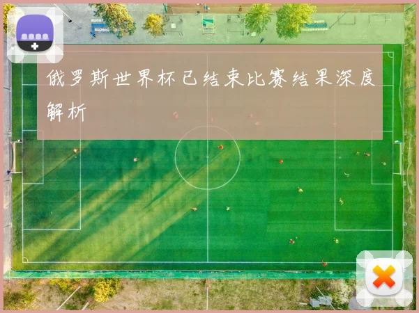 俄罗斯世界杯已结束比赛结果深度解析