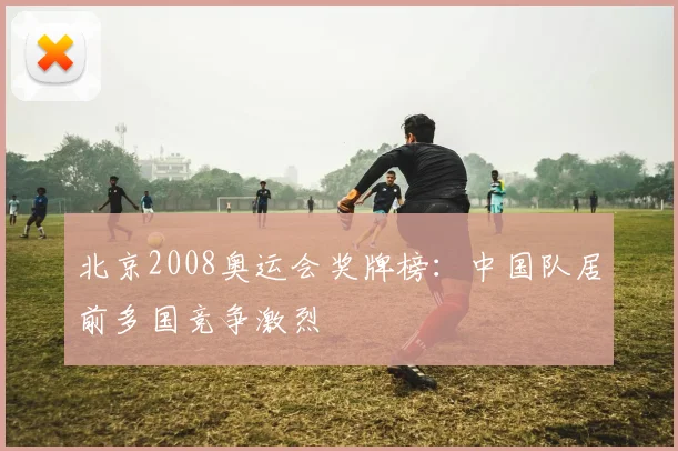 北京2008奥运会奖牌榜:中国队居前多国竞争激烈